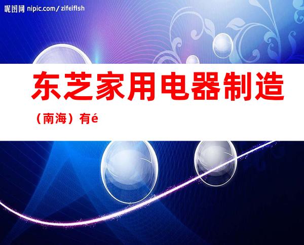 东芝家用电器制造(南海)有限公司