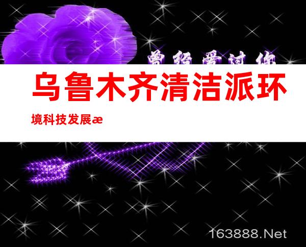 乌鲁木齐清洁派环境科技发展有限公司