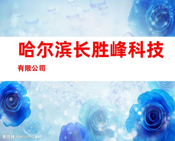 哈尔滨长胜峰科技有限公司