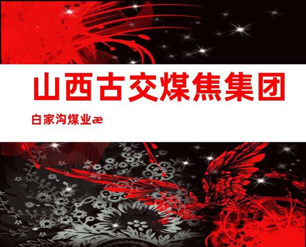 山西古交煤焦集团白家沟煤业有限公司