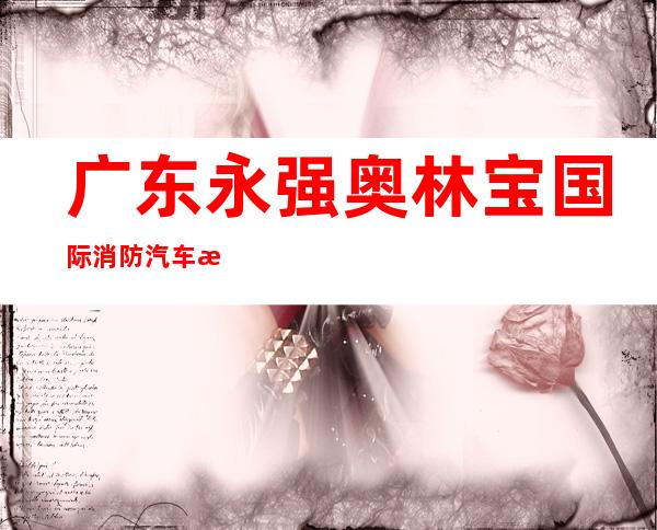 广东永强奥林宝国际消防汽车有限公司