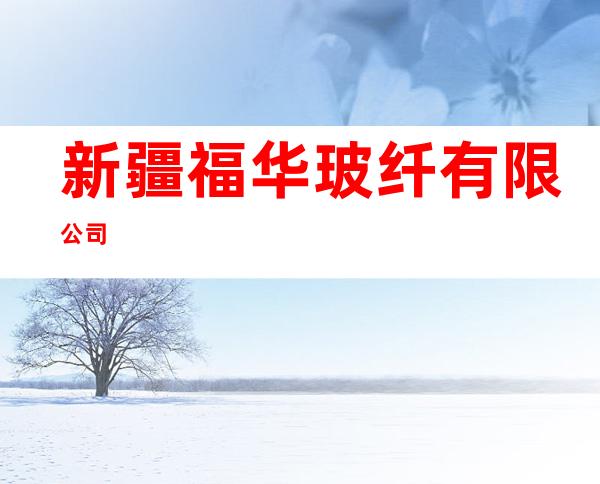 新疆福华玻纤有限公司