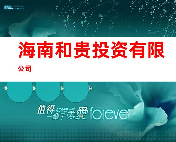 海南和贵投资有限公司