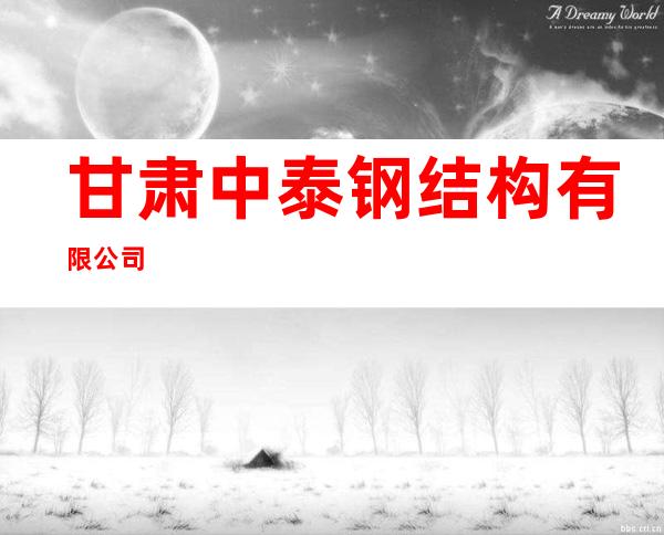 甘肃中泰钢结构有限公司