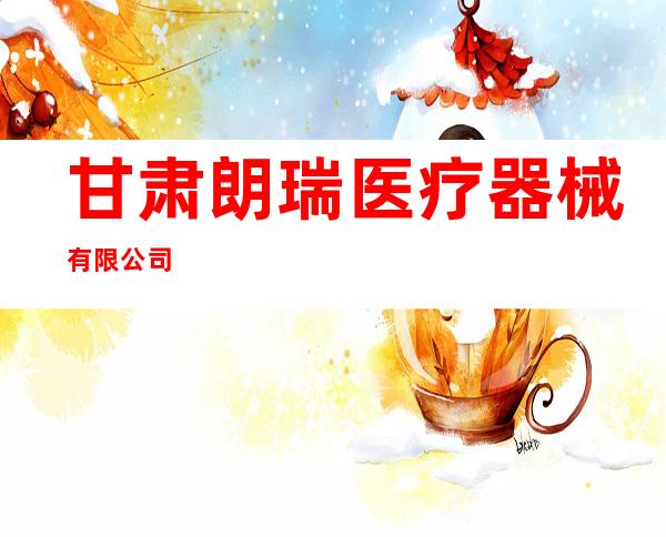甘肃朗瑞医疗器械有限公司