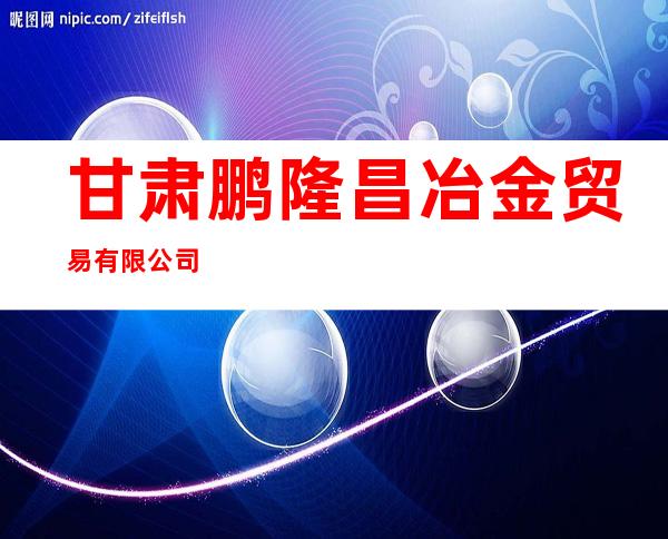 甘肃鹏隆昌冶金贸易有限公司
