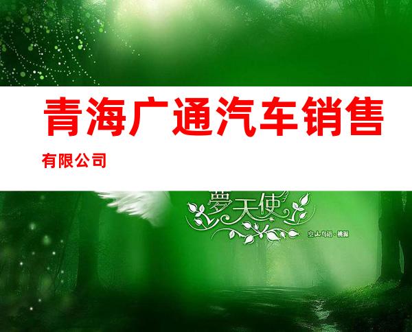 青海广通汽车销售有限公司
